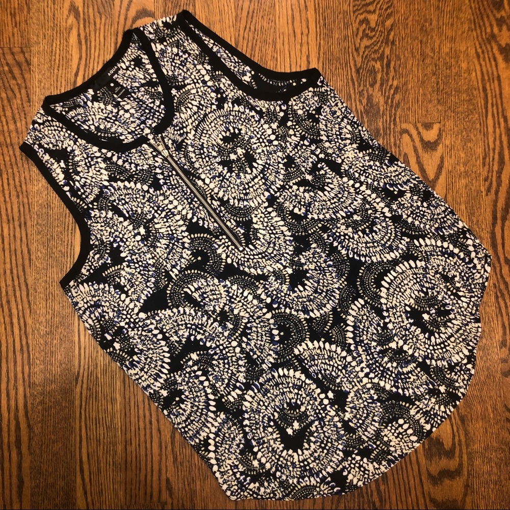 Aqua Sleeveless Top